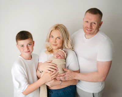 Baby Posy with family